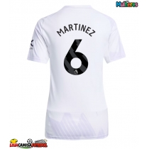 Camisa de Futebol Manchester United Lisandro Martinez #6 Equipamento Secundário Mulheres 2025-26 Manga Curta